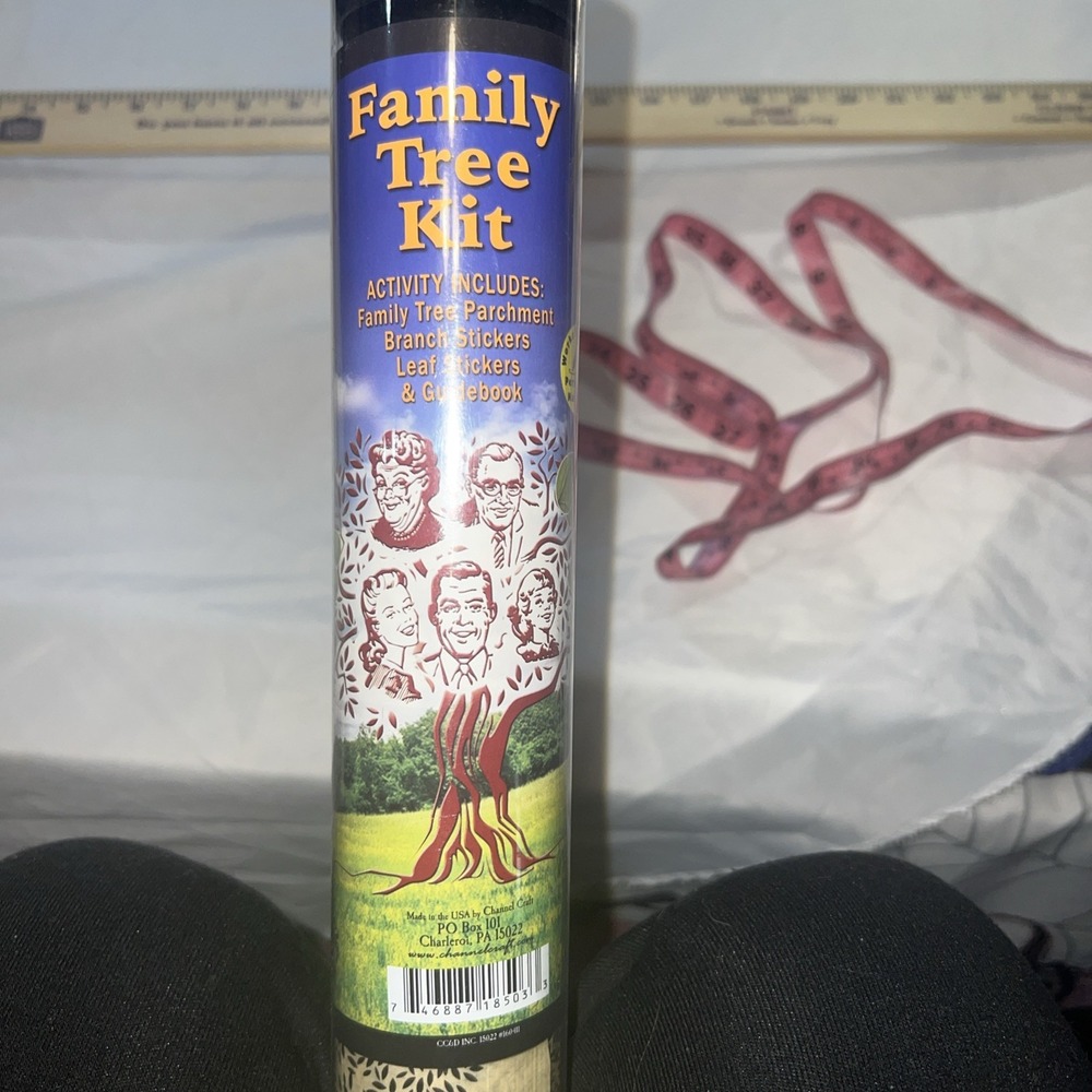 Family Tree Parchment Kit Parchment Stickers Guidebook Channel Craft Activity